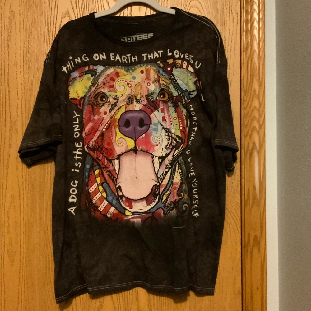 Pitbull dog graphic tee. Unisex size 2x